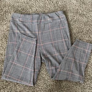 plus size plaid leggings pants